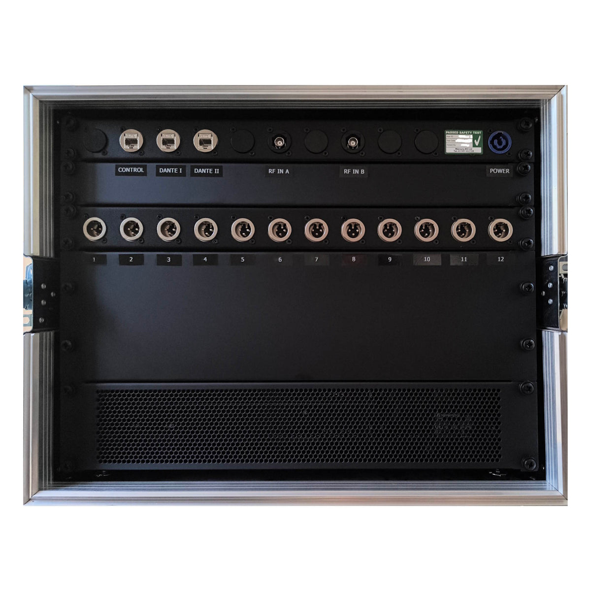 Sennheiser EW-DX DANTE Digital 12-Way Radio Mic System - Ultimate Rack
