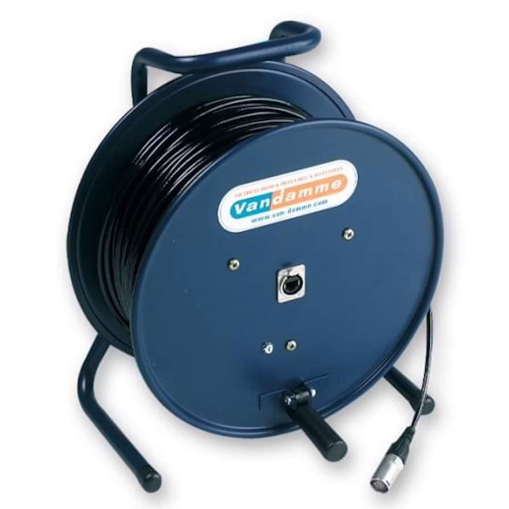 75M Van Damme SF/UTP Data Cable on Metal Drum