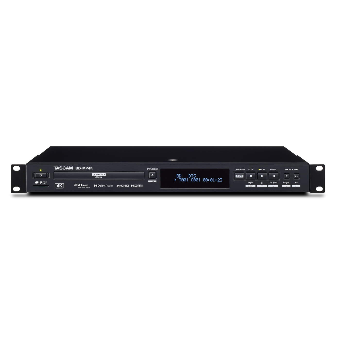 Tascam BD-MP4K Professional 4K/UHD Blu-Ray Player