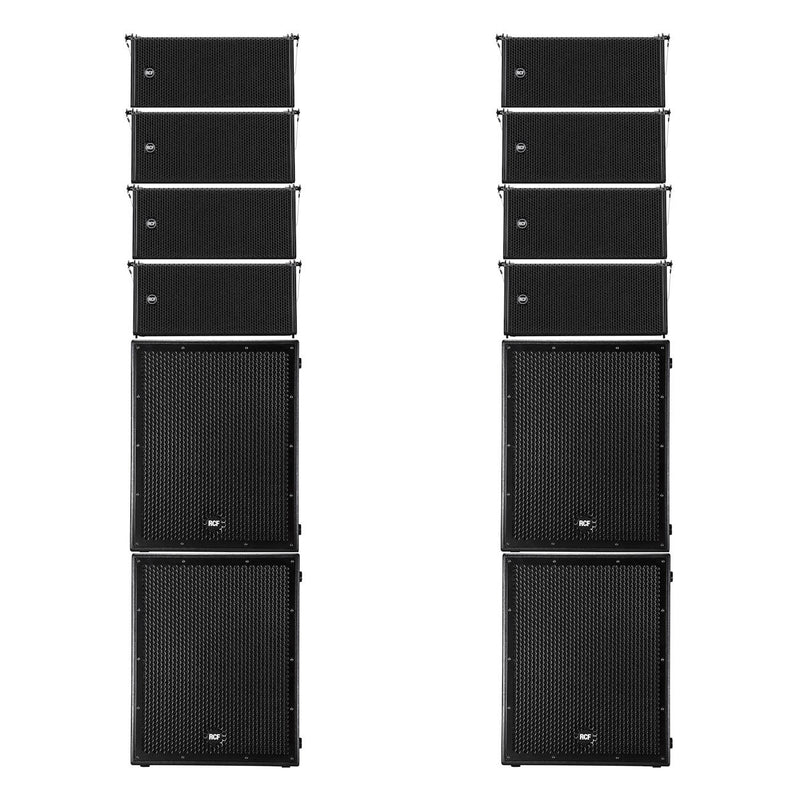 RCF HDL6A System Package inc SUB8004-AS Subs – Mercury AV