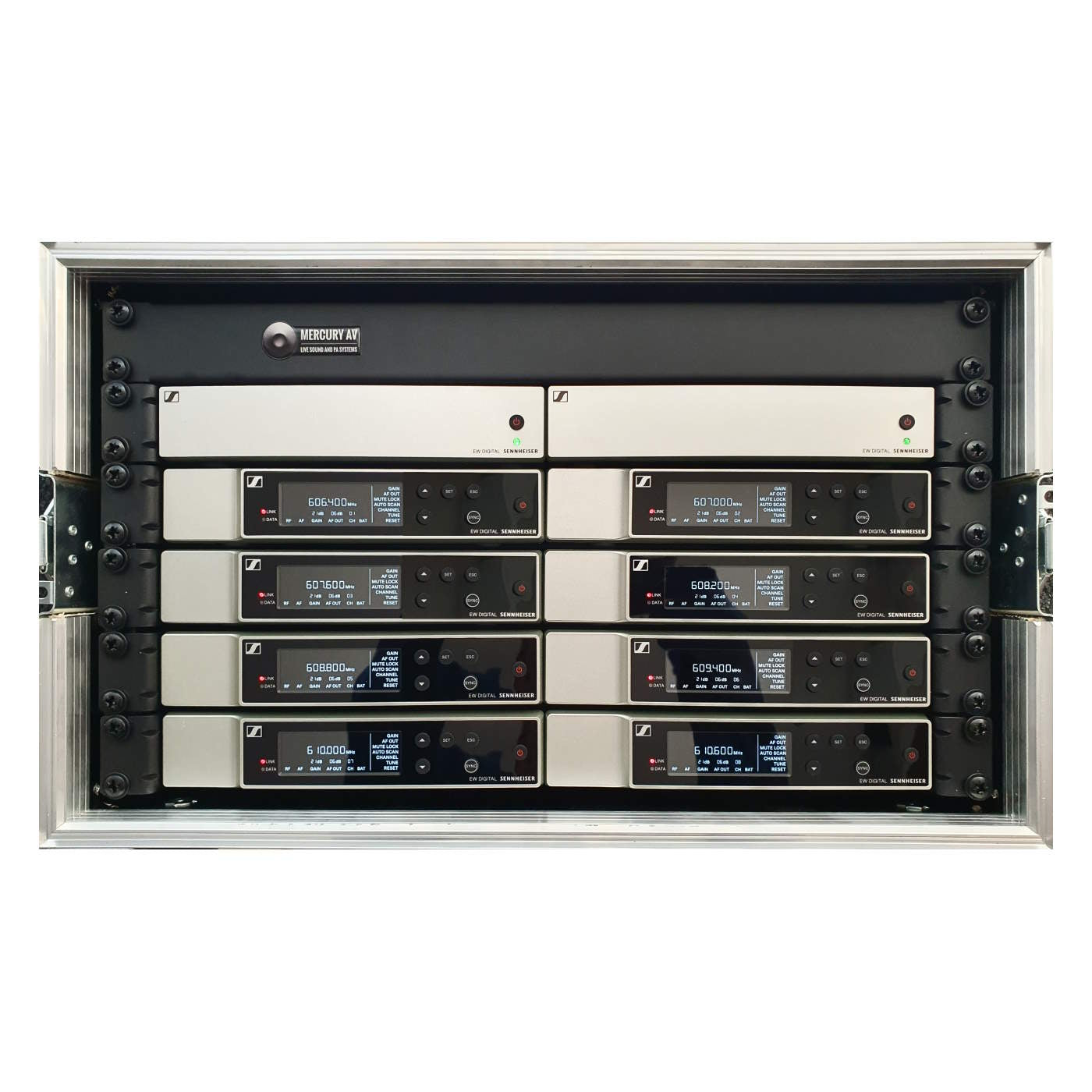 Sennheiser EW-D Digital 8-Way Radio Mic System - Premium Rack – Mercury AV