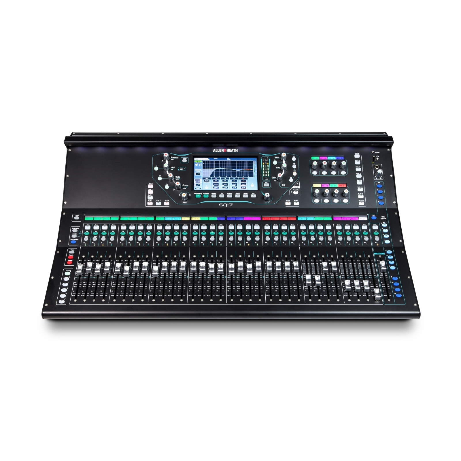 Allen & Heath SQ-7 Digital Mixer Bundle with Flightcase & Dustcover