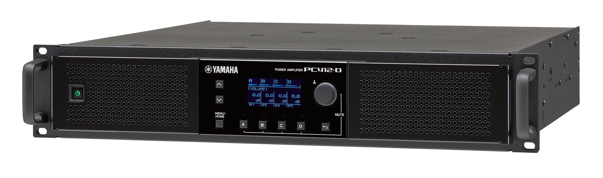Yamaha PC412-D 4-Channel Power Amplifier with Dante