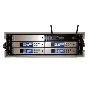 Sennheiser G4 100 Series 4-Way Radio Mic Rack ( Value Rack )